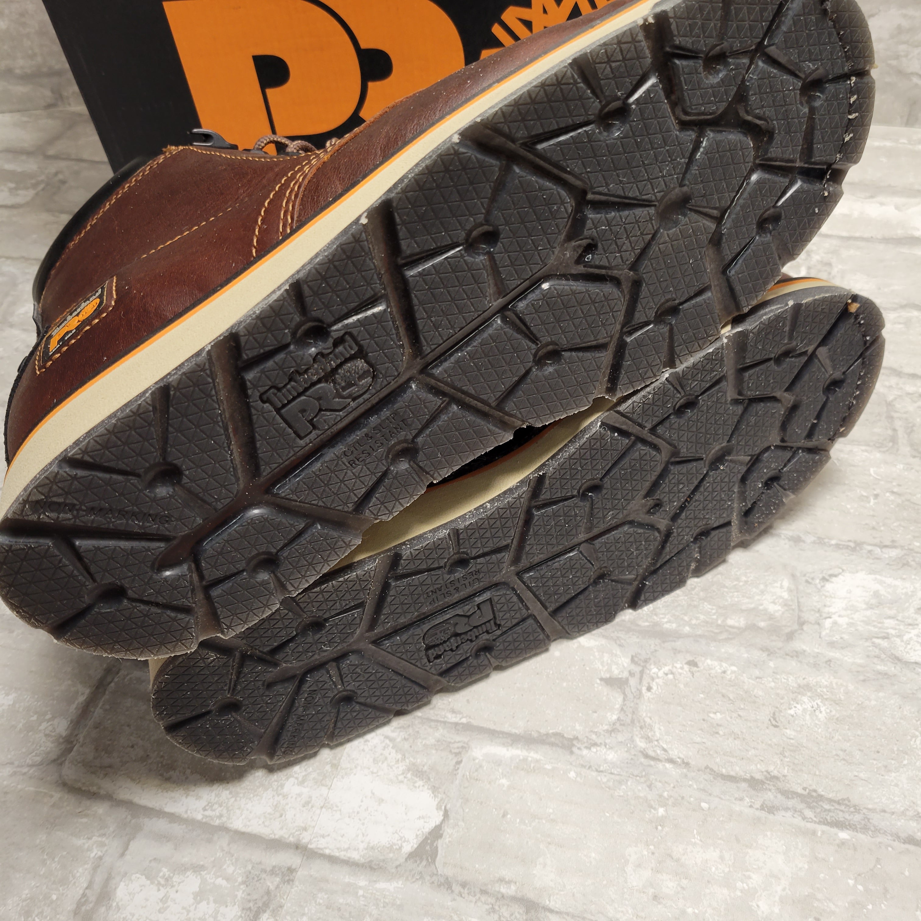 Timberland PRO Gridworks 6" Moc Soft Toe Waterproof, Brown 10M (8037927551214)